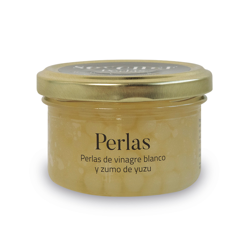 PERLAS DE VINAGRE BLANCO Y ZUMO DE YUZU 100g